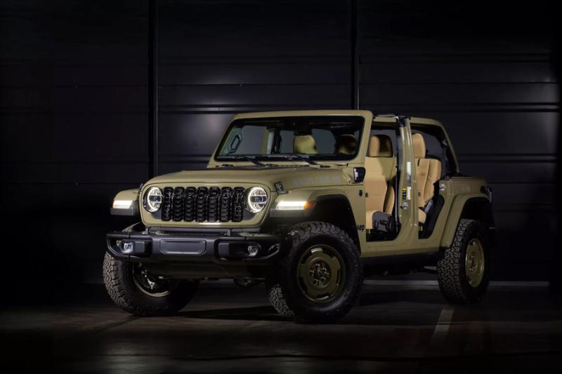 Jeep стилизовал Wrangler под армейский Willys времен Второй мировой войны