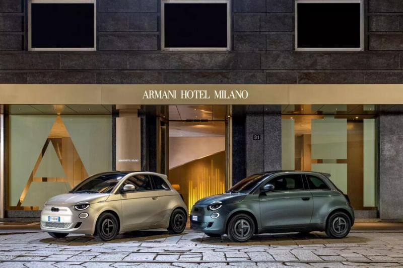 В Лос-Анджелесе показали Fiat 500 от Giorgio Armani с деревянной передней панелью