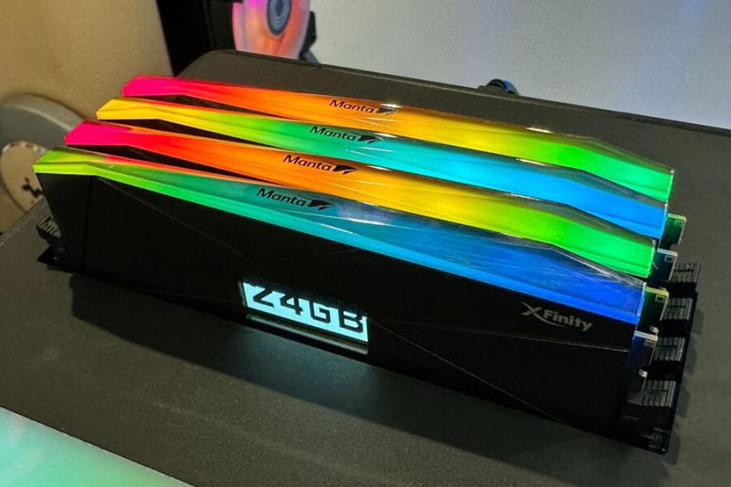 Tom's Hardware: V-Color выпустила RAM-модуль Xfinity Manta c экраном