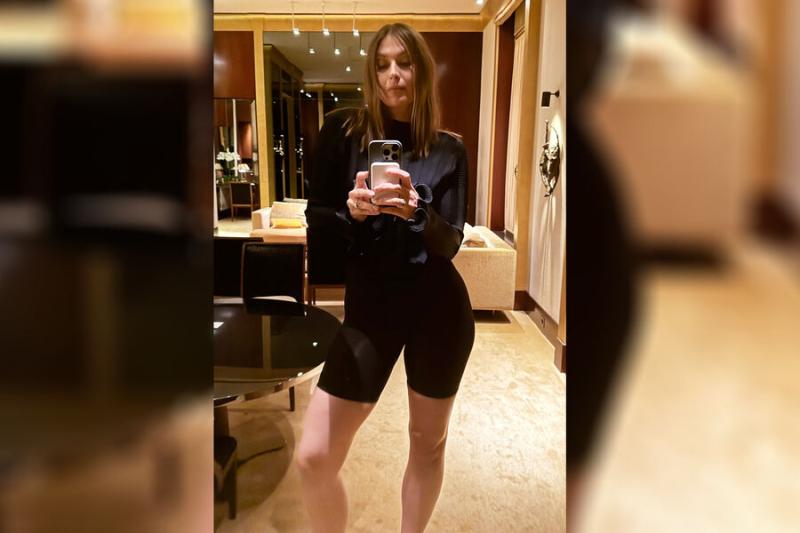 Теннисистка Мария Шарапова выложила фото в велосипедках