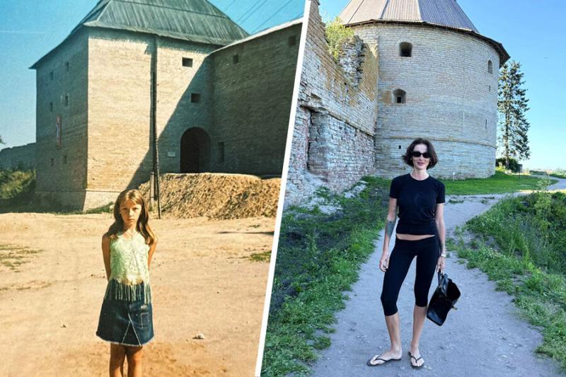 Блогерша Настя Ивлеева показала редкие детские фото из поездки по Ладоге