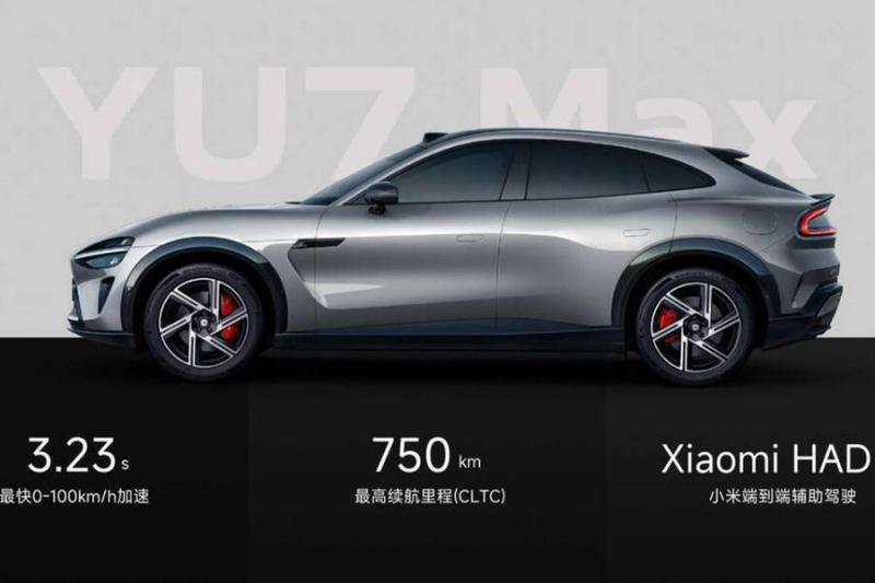 В Россию поступили первые электрокроссоверы Xiaomi YU7 Max с уникальными характеристиками