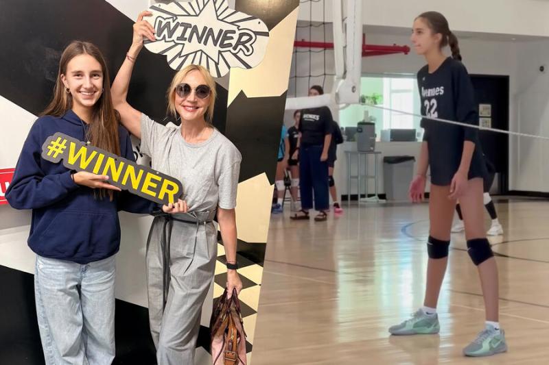 Певица Кристина Орбакайте пришла поддержать дочь на волейбольном матче