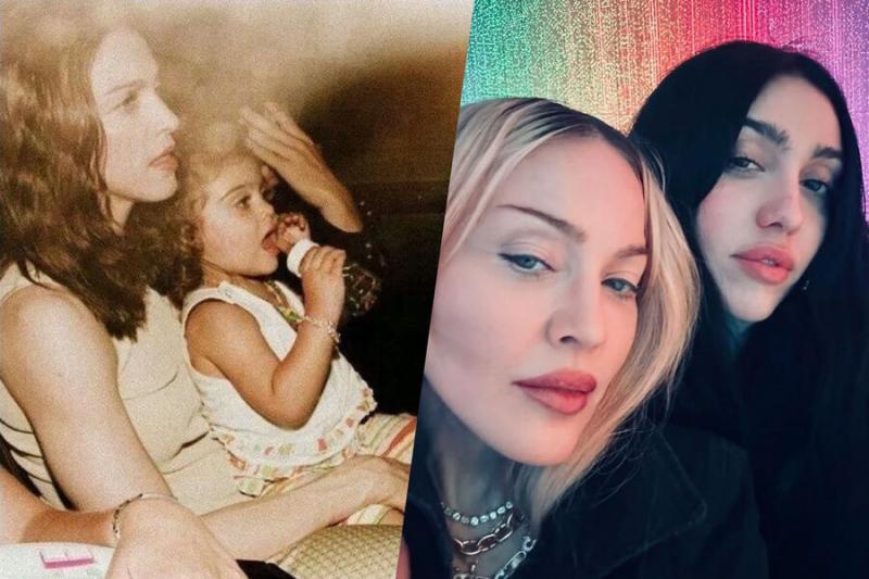 Певица Мадонна опубликовала фото с биологической дочерью из семейного архива