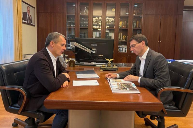 Гладков доложил полпреду по ЦФО о ситуации на Белгородском водохранилище