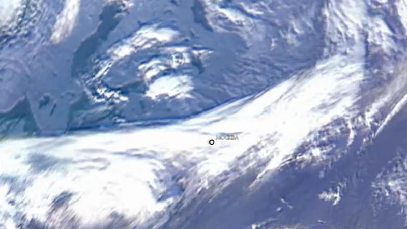 «Роскосмос» опубликовал видео циклона, засыпавшего Москву первым снегом