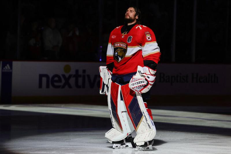 Бобровский вошел в топ-10 в истории НХЛ по числу матчей с 90%+ сейвов