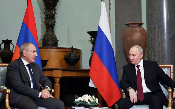 Пашинян и Путин обсудили дальнейшее сотрудничество между Арменией и Россией